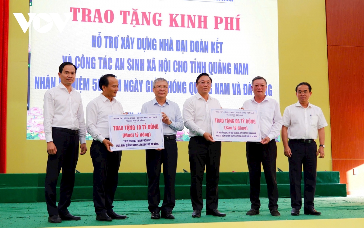 Đà Nẵng hỗ trợ 16 tỷ đồng xây nhà đại đoàn kết và an sinh xã hội tại Quảng Nam