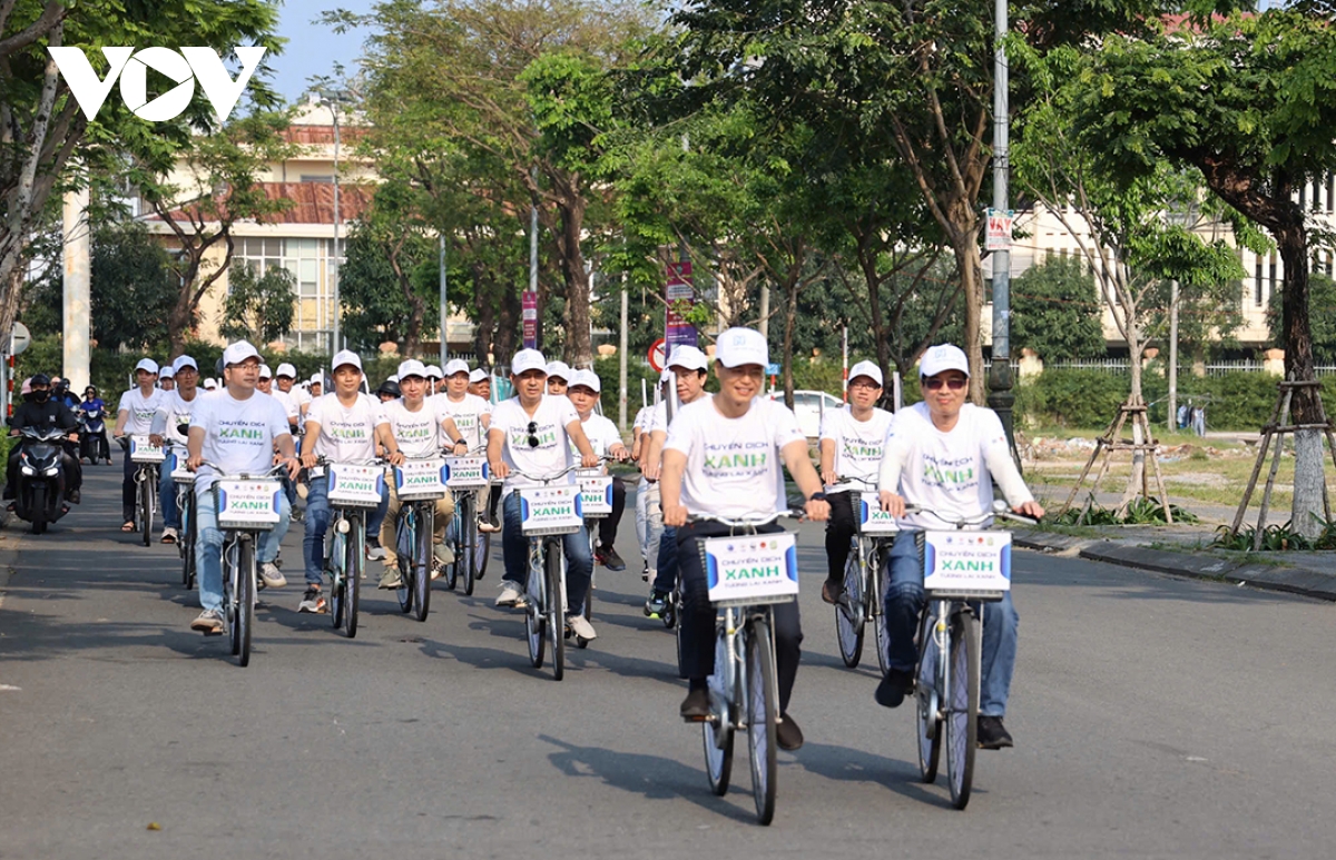 Đạp xe hưởng ứng giờ trái đất 2025 ở Đà nẵng hình ảnh 1 Dap xe huong ung gio trai dat 2025 o Da nang hinh anh 1