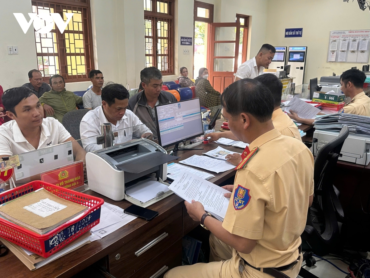 Đổi giấy phép lái xe ở Đắk Nông: Xong thủ tục là có giấy hẹn trả