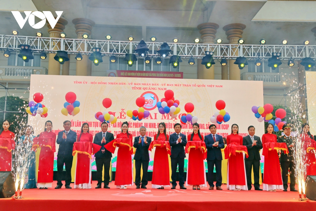 triển lãm, trưng bày các thành tựu kinh tế - xã hội quảng nam sau 50 năm giải phóng hình ảnh 1 trien lam, trung bay cac thanh tuu kinh te - xa hoi quang nam sau 50 nam giai phong hinh anh 1