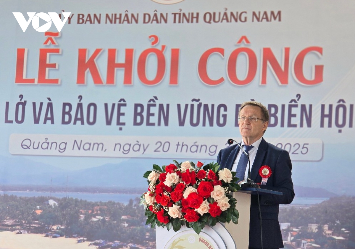 khởi công, gắn biển công trình chào mừng 50 năm ngày giải phóng quảng nam hình ảnh 5 khoi cong, gan bien cong trinh chao mung 50 nam ngay giai phong quang nam hinh anh 5