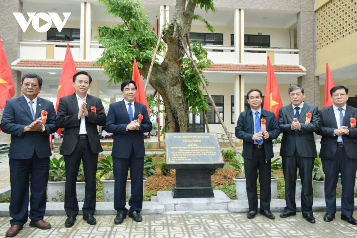 khởi công, gắn biển công trình chào mừng 50 năm ngày giải phóng quảng nam hình ảnh 9 khoi cong, gan bien cong trinh chao mung 50 nam ngay giai phong quang nam hinh anh 9