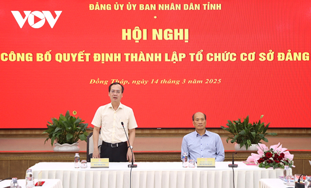 Đồng tháp thành lập 6 tổ chức cơ sở Đảng trực thuộc Đảng bộ ubnd tỉnh hình ảnh 1 Dong thap thanh lap 6 to chuc co so Dang truc thuoc Dang bo ubnd tinh hinh anh 1