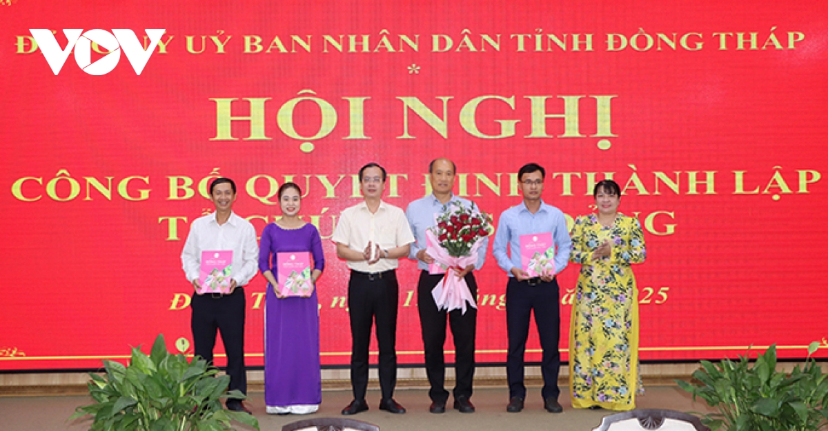 Đồng Tháp thành lập 6 tổ chức cơ sở Đảng trực thuộc Đảng bộ UBND tỉnh