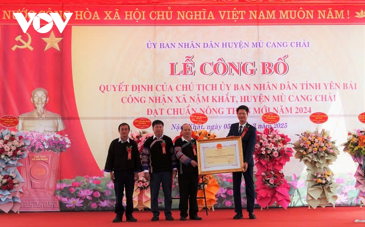 huyện vùng cao khó khăn mù cang chải yên bái có xã nông thôn mới đầu tiên hình ảnh 1 huyen vung cao kho khan mu cang chai yen bai co xa nong thon moi dau tien hinh anh 1