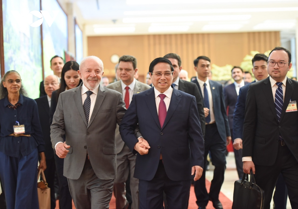 thủ tướng phạm minh chính hội kiến tổng thống brazil luiz da silva hình ảnh 1 thu tuong pham minh chinh hoi kien tong thong brazil luiz da silva hinh anh 1