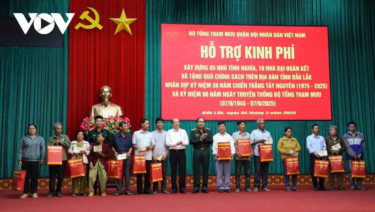 bo tong tham muu tang nha Dai doan ket o Dak lak hinh anh 1