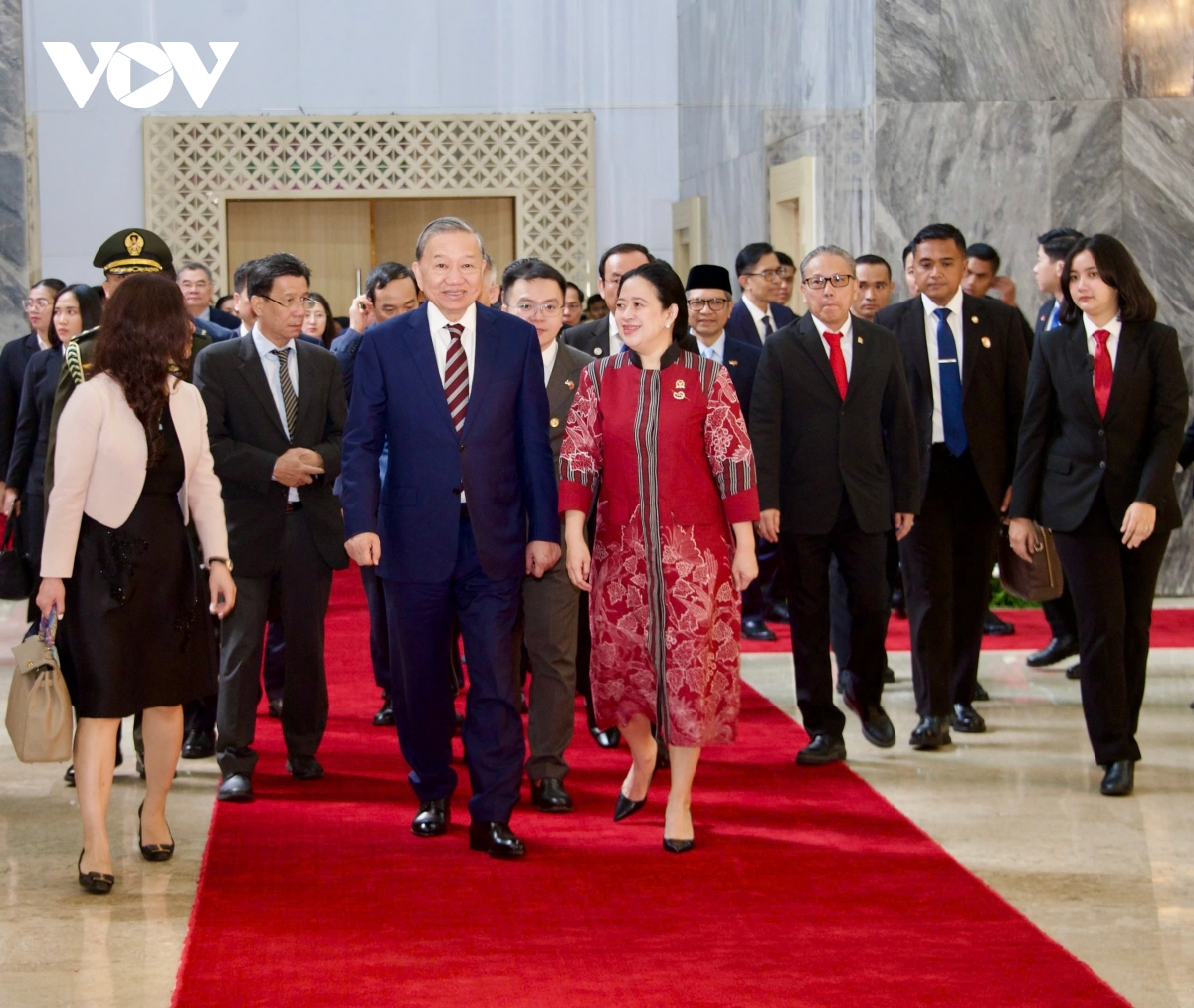 tổng bí thư tô lâm gặp chủ tịch hạ viện indonesia puan maharani hình ảnh 1 tong bi thu to lam gap chu tich ha vien indonesia puan maharani hinh anh 1