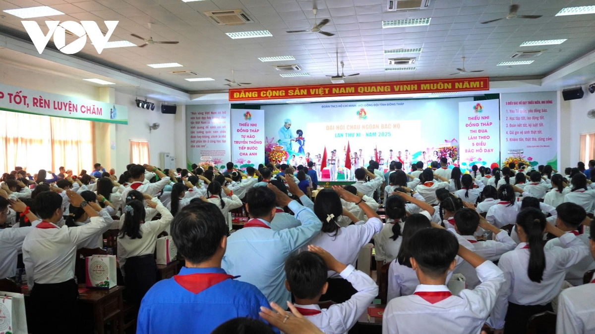Đồng tháp tuyên dương đội viên xuất sắc trong thi đua làm theo 5 điều bác hồ dạy hình ảnh 1 Dong thap tuyen duong doi vien xuat sac trong thi dua lam theo 5 dieu bac ho day hinh anh 1