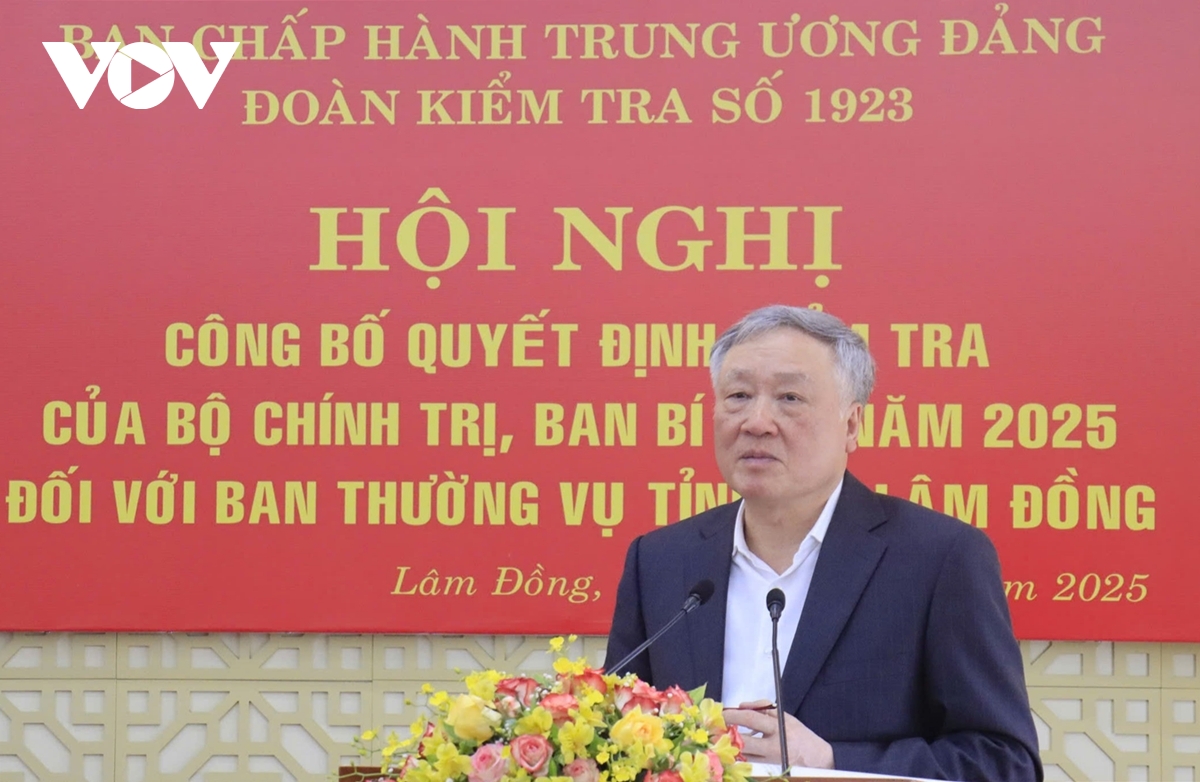 cong bo quyet dinh kiem tra cua bo chinh tri tai tinh lam Dong hinh anh 3