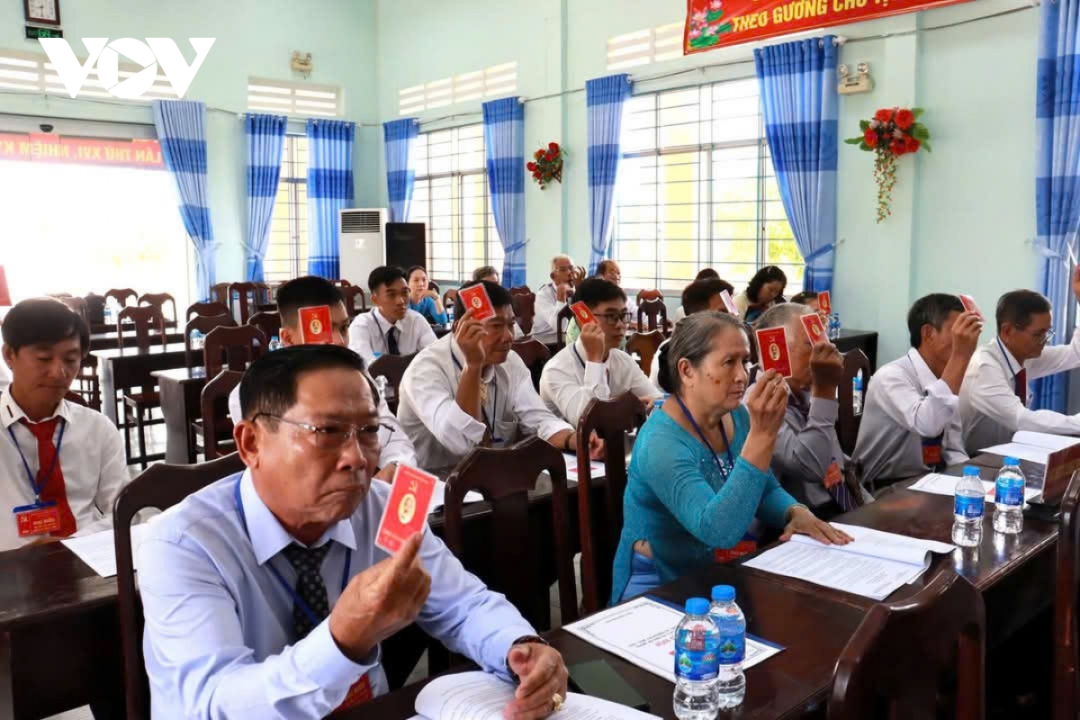 long an tam dung dai hoi dang bo cap xa, huyen hinh anh 1