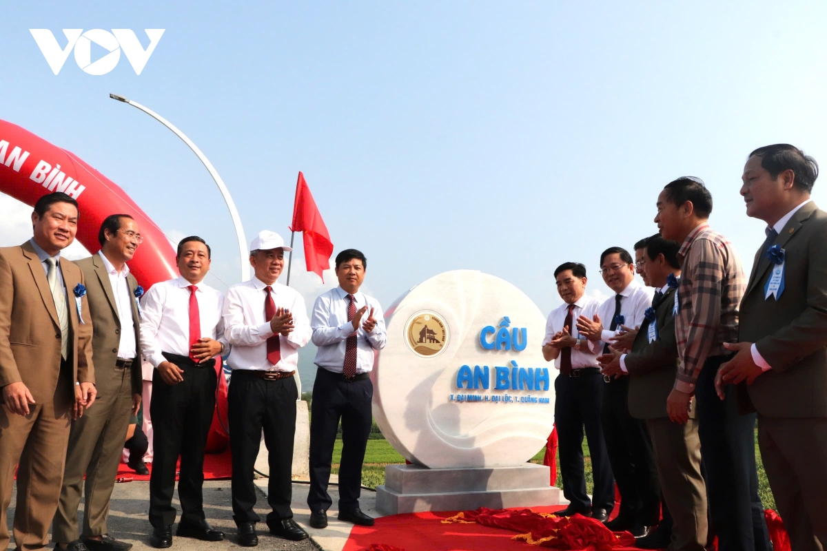 Quảng Nam thông xe kỹ thuật cầu An Bình và cầu Sông Thu