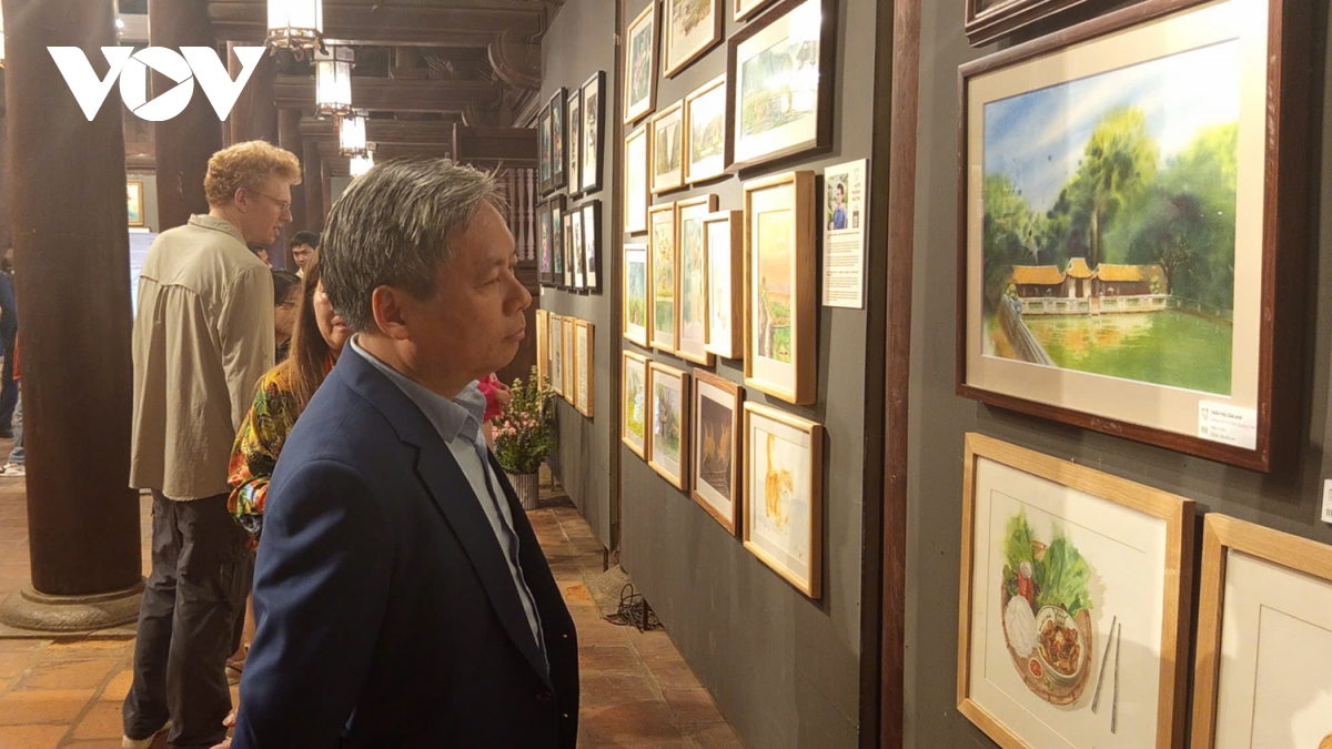 ha noi art fair hoi lang nghe Da sac voi khong gian nghe thuat doc dao hinh anh 1