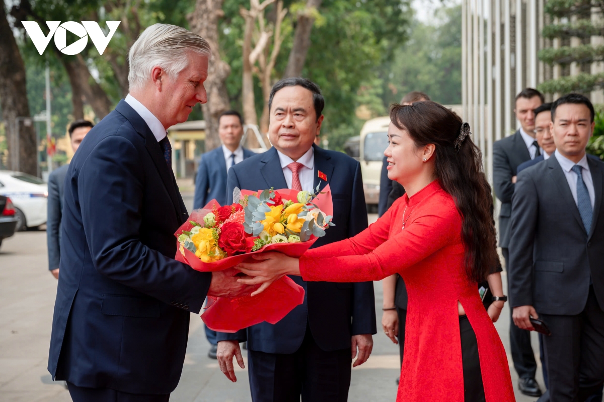 chủ tịch quốc hội trần thanh mẫn hội kiến nhà vua bỉ philippe hình ảnh 1 chu tich quoc hoi tran thanh man hoi kien nha vua bi philippe hinh anh 1