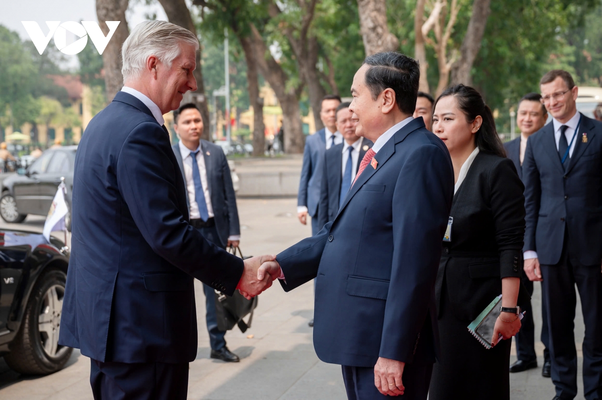 chủ tịch quốc hội trần thanh mẫn hội kiến nhà vua bỉ philippe hình ảnh 2 chu tich quoc hoi tran thanh man hoi kien nha vua bi philippe hinh anh 2