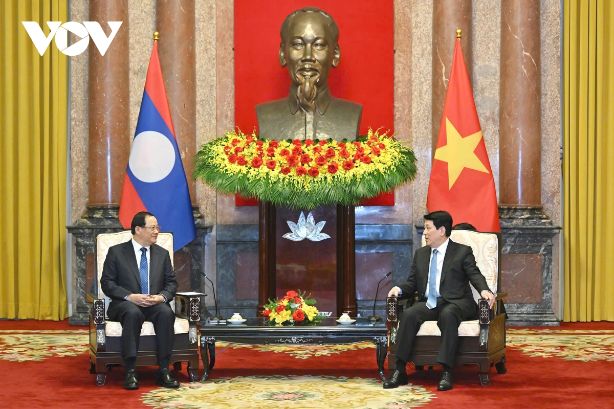 chủ tịch nước lương cường tiếp thủ tướng lào sonexay siphandone hình ảnh 3 chu tich nuoc luong cuong tiep thu tuong lao sonexay siphandone hinh anh 3