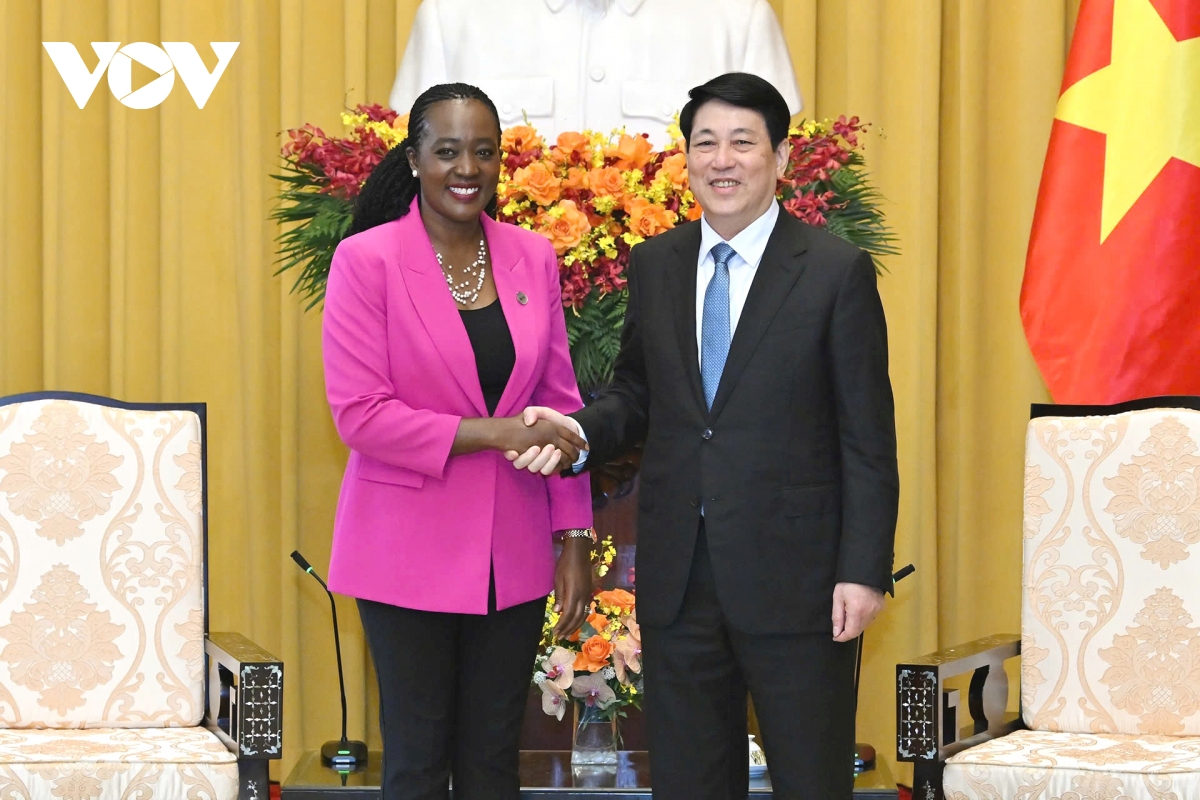 Chủ tịch nước Lương Cường tiếp Bộ trưởng Quốc phòng Kenya Soipan Tuya
