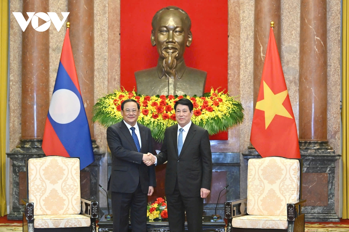 chủ tịch nước lương cường tiếp thủ tướng lào sonexay siphandone hình ảnh 2 chu tich nuoc luong cuong tiep thu tuong lao sonexay siphandone hinh anh 2