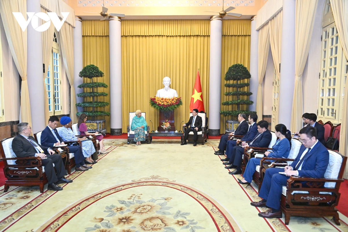 chủ tịch nước lương cường tiếp phó tổng thư ký liên hợp quốc amina mohammed hình ảnh 4 chu tich nuoc luong cuong tiep pho tong thu ky lien hop quoc amina mohammed hinh anh 4