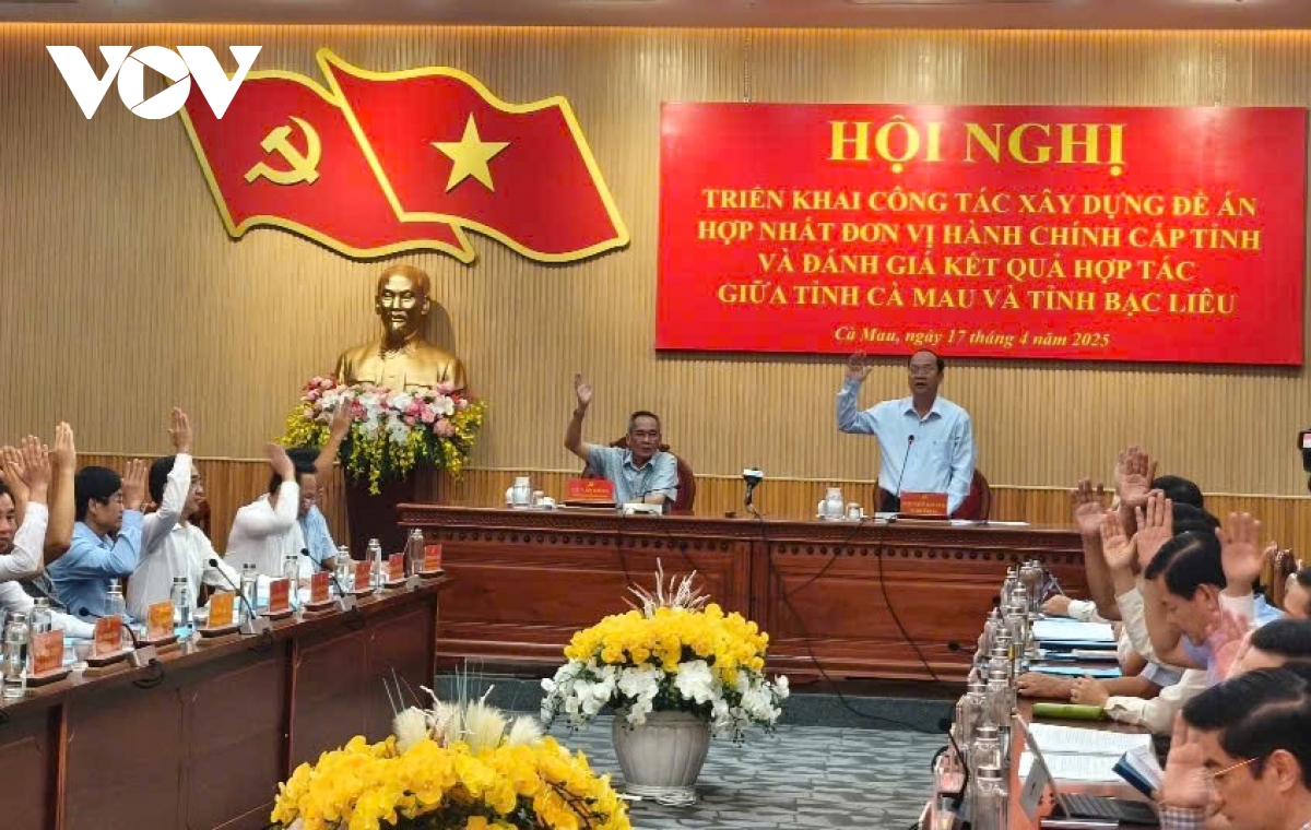 cà mau và bạc liêu triển khai xây dựng đề án hợp nhất tỉnh hình ảnh 1 ca mau va bac lieu trien khai xay dung de an hop nhat tinh hinh anh 1