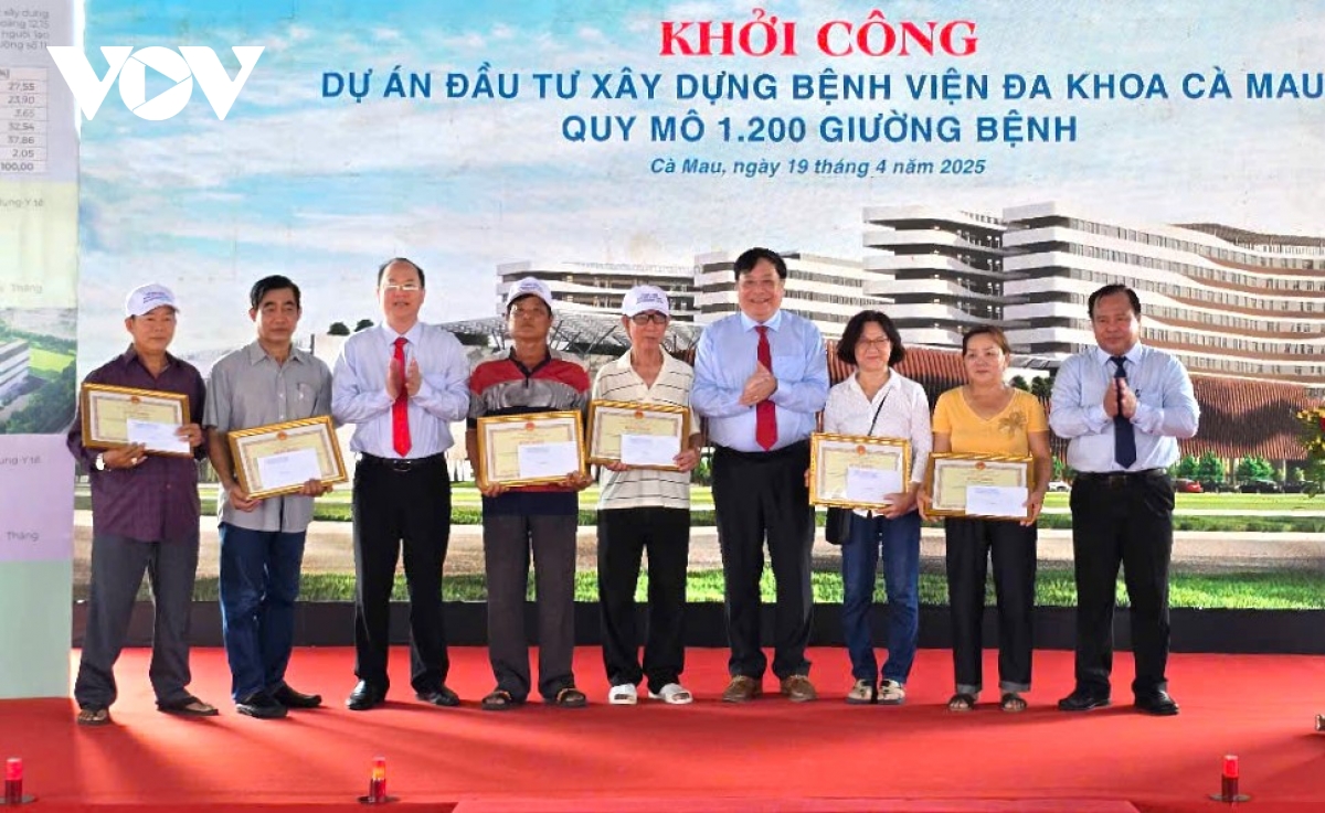 ca mau dong loat khoi cong, khanh thanh 3 cong trinh trong diem hinh anh 1