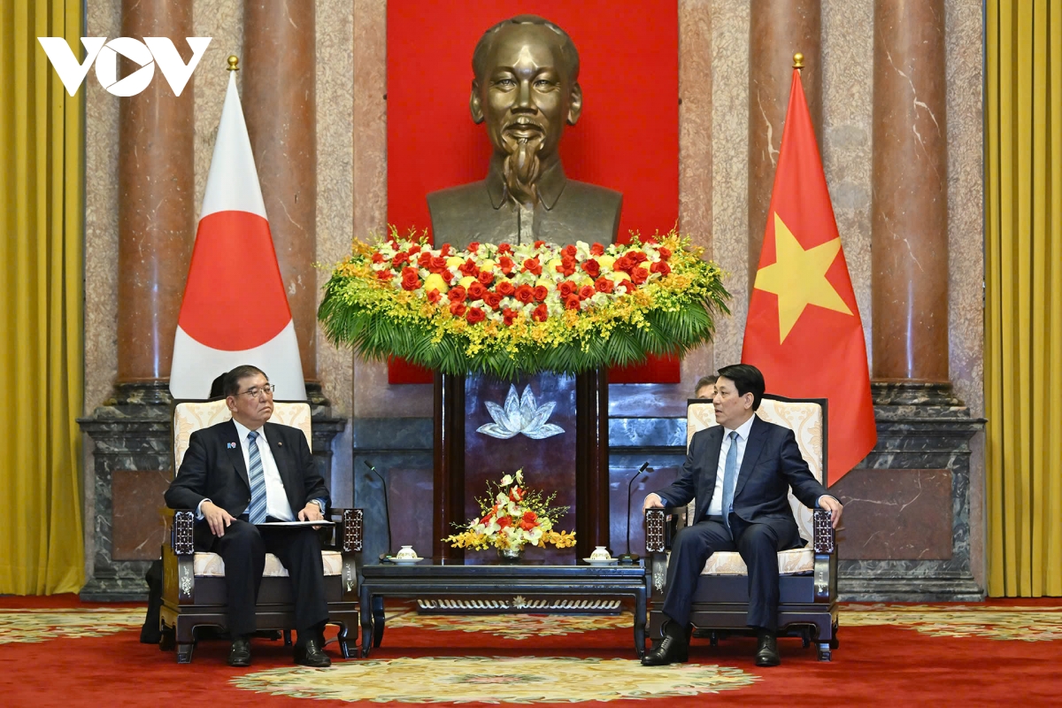 chủ tịch nước lương cường tiếp thủ tướng nhật bản ishiba shigeru hình ảnh 2 chu tich nuoc luong cuong tiep thu tuong nhat ban ishiba shigeru hinh anh 2