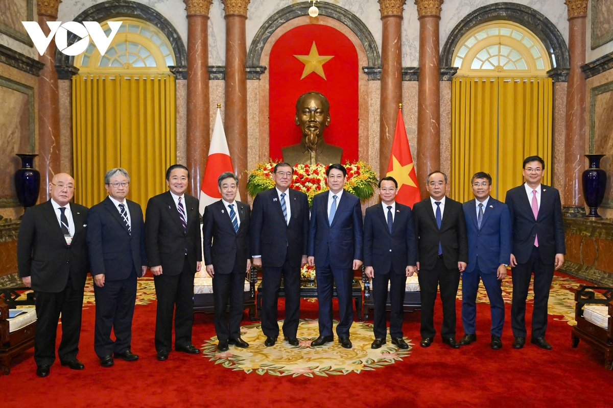chủ tịch nước lương cường tiếp thủ tướng nhật bản ishiba shigeru hình ảnh 3 chu tich nuoc luong cuong tiep thu tuong nhat ban ishiba shigeru hinh anh 3