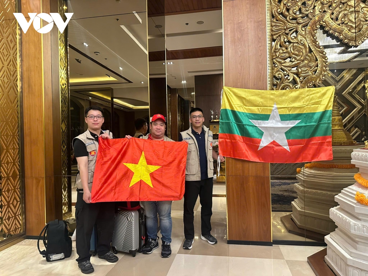 Việt Nam cử cán bộ tham gia đánh giá và ứng phó khẩn cấp động đất tại Myanmar