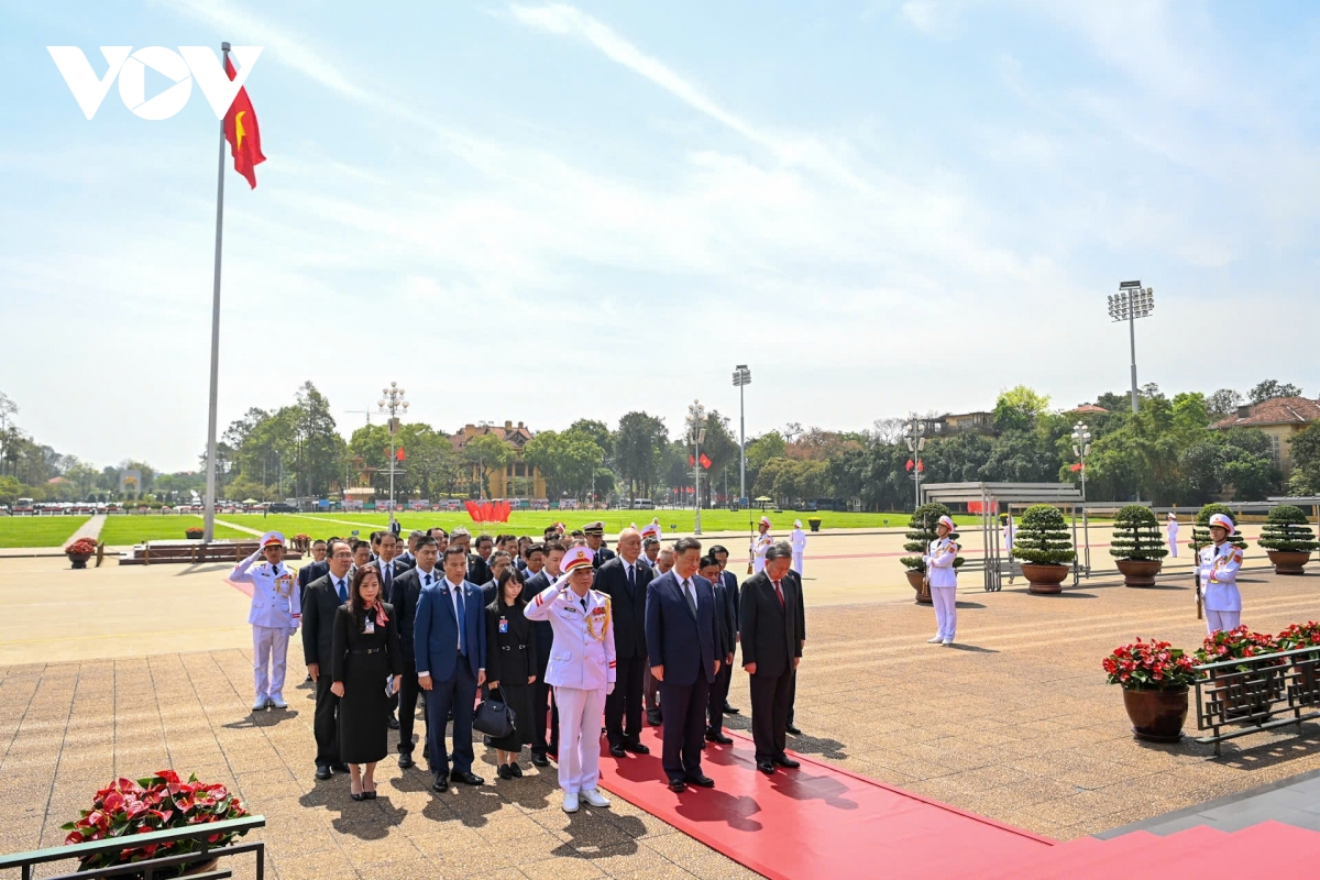 tổng bí thư tô lâm và chủ tịch tập cận bình vào lăng viếng chủ tịch hồ chí minh hình ảnh 6 tong bi thu to lam va chu tich tap can binh vao lang vieng chu tich ho chi minh hinh anh 6