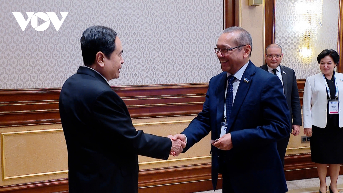 chủ tịch quốc hội trần thanh mẫn tiếp lãnh đạo Đảng dân chủ nhân dân uzbekistan hình ảnh 5 chu tich quoc hoi tran thanh man tiep lanh dao Dang dan chu nhan dan uzbekistan hinh anh 5