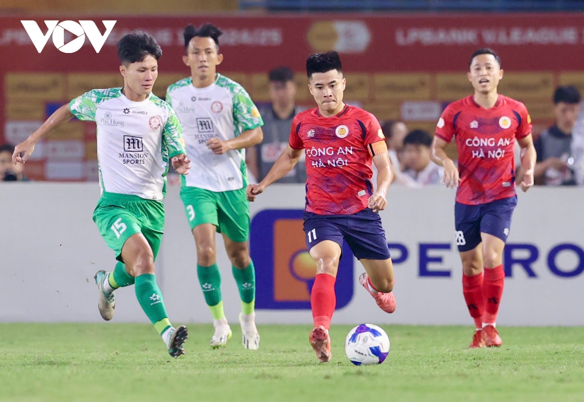 Kết quả vòng 19 V-League 2024/2025: 9 người của CAHN hòa hú vía trước CLB TP.HCM