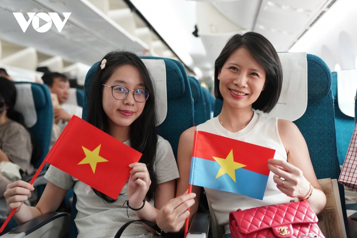 Chuyến bay đặc biệt của Vietnam Airlines trong ngày thống nhất non sông