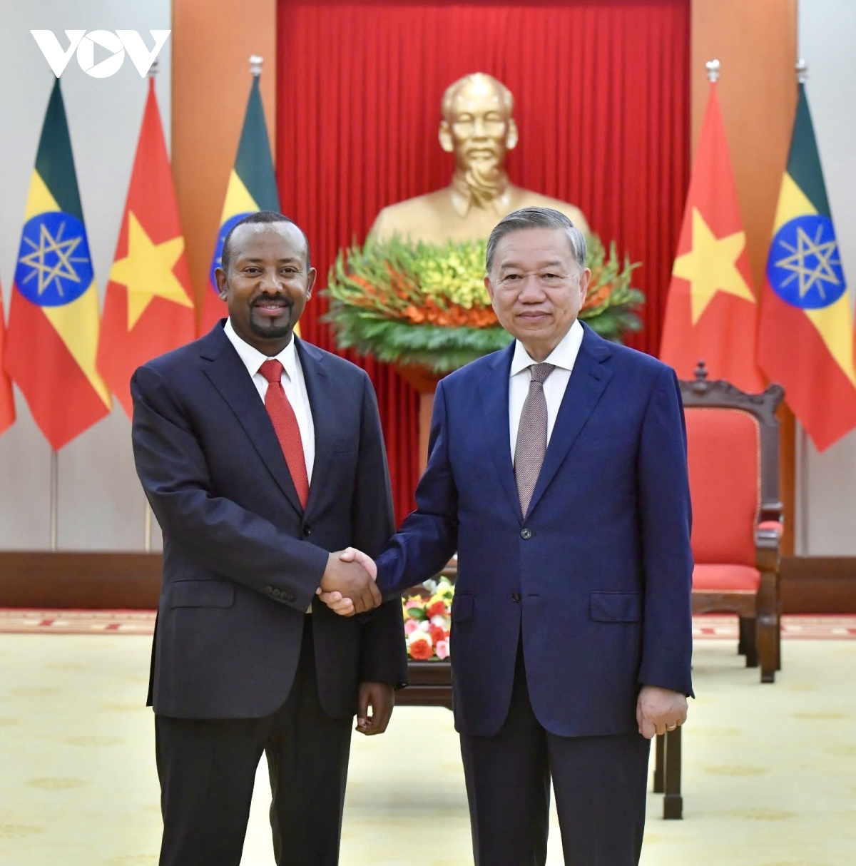 Tổng Bí thư Tô Lâm tiếp Thủ tướng Ethiopia Abiy Ahmed Ali
