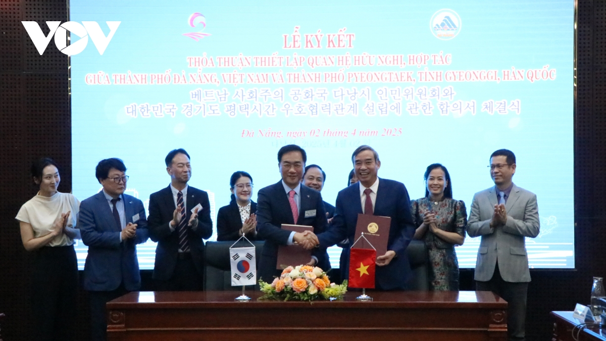 Da nang ky ket hop tac voi thanh pho pyeongtaek, han quoc hinh anh 1
