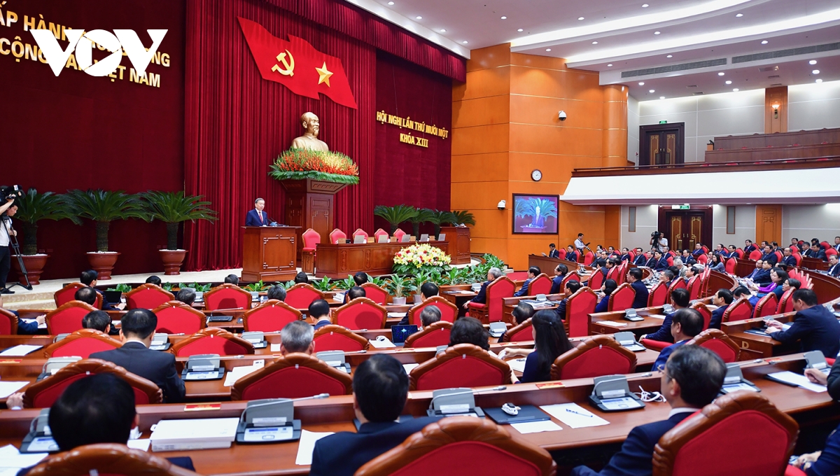 be mac hoi nghi lan thu 11 ban chap hanh trung uong Dang khoa xiii hinh anh 5