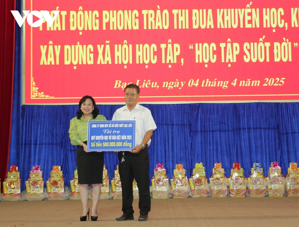 hội khuyến học bạc liêu huy động được 25 tỷ đồng trong năm 2024 hình ảnh 1 hoi khuyen hoc bac lieu huy dong duoc 25 ty dong trong nam 2024 hinh anh 1