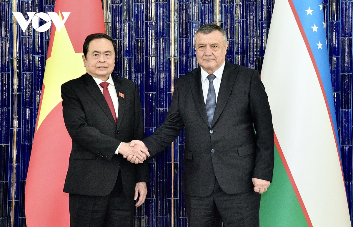 chủ tịch quốc hội trần thanh mẫn hội đàm chủ tịch hạ viện uzbekistan hình ảnh 1 chu tich quoc hoi tran thanh man hoi dam chu tich ha vien uzbekistan hinh anh 1