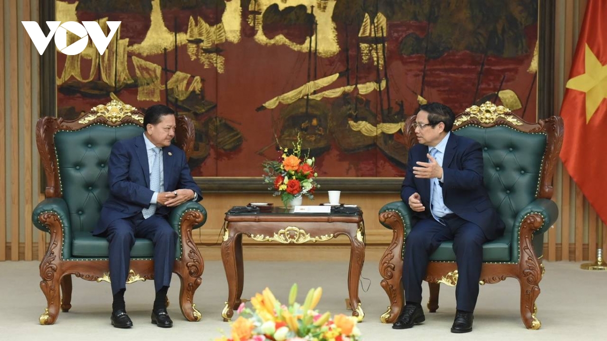 thủ tướng phạm minh chính tiếp phó thủ tướng campuchia neth savoeun hình ảnh 2 thu tuong pham minh chinh tiep pho thu tuong campuchia neth savoeun hinh anh 2