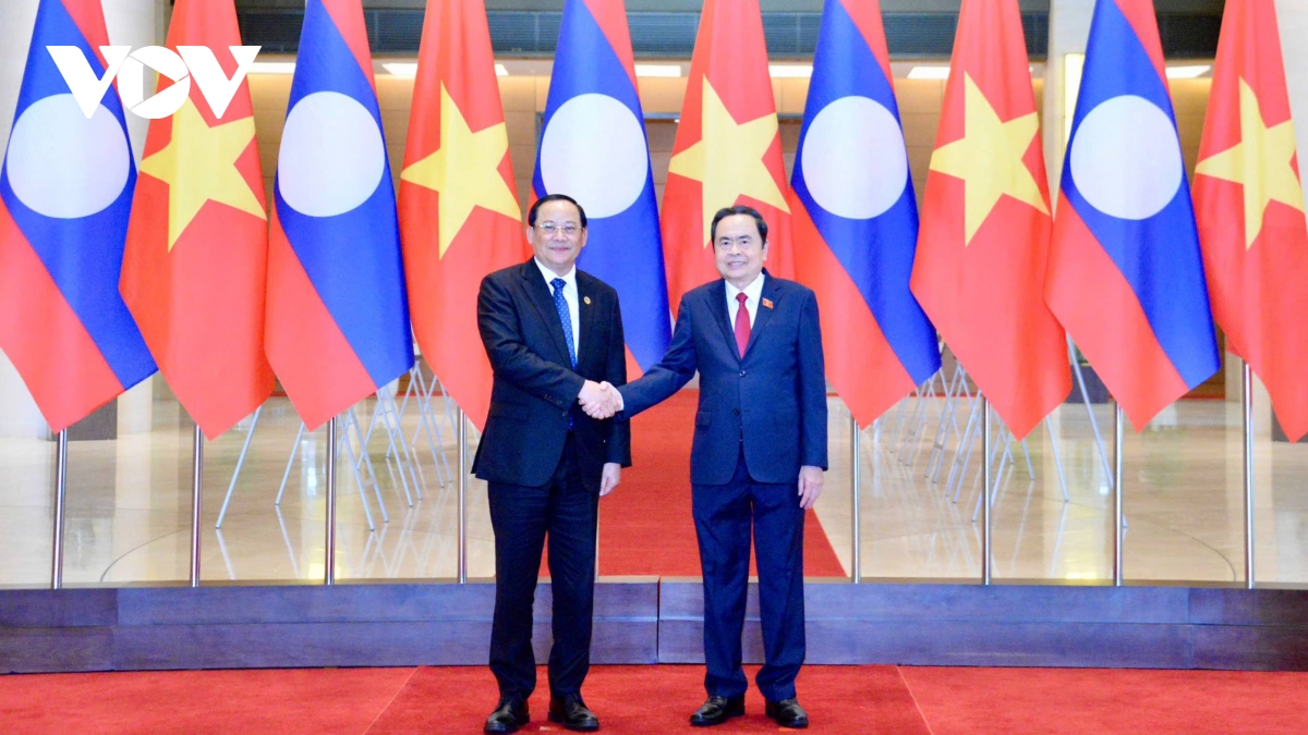 chủ tịch quốc hội trần thanh mẫn hội kiến thủ tướng lào sonexay siphandone hình ảnh 1 chu tich quoc hoi tran thanh man hoi kien thu tuong lao sonexay siphandone hinh anh 1