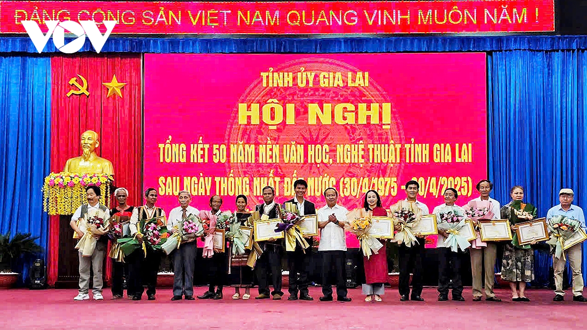 van hoc, nghe thuat gia lai dau an trong 50 nam dat nuoc thong nhat hinh anh 1