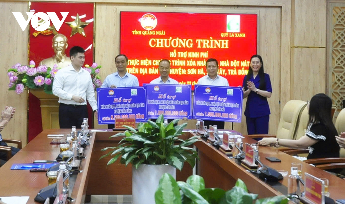 Quảng Ngãi tiếp nhận 12 tỷ đồng kinh phí hỗ trợ xóa nhà tạm, nhà dột nát