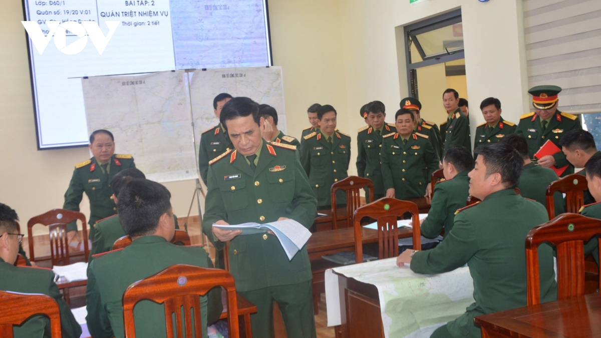 Đại tướng phan văn giang làm việc với học viện lục quân hình ảnh 5 Dai tuong phan van giang lam viec voi hoc vien luc quan hinh anh 5