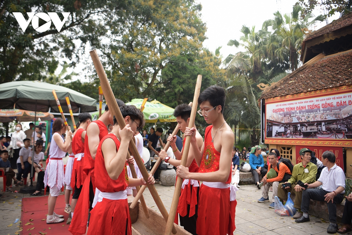 Âm vang trống đồng, đâm đuống trong ngày Giỗ tổ Hùng Vương