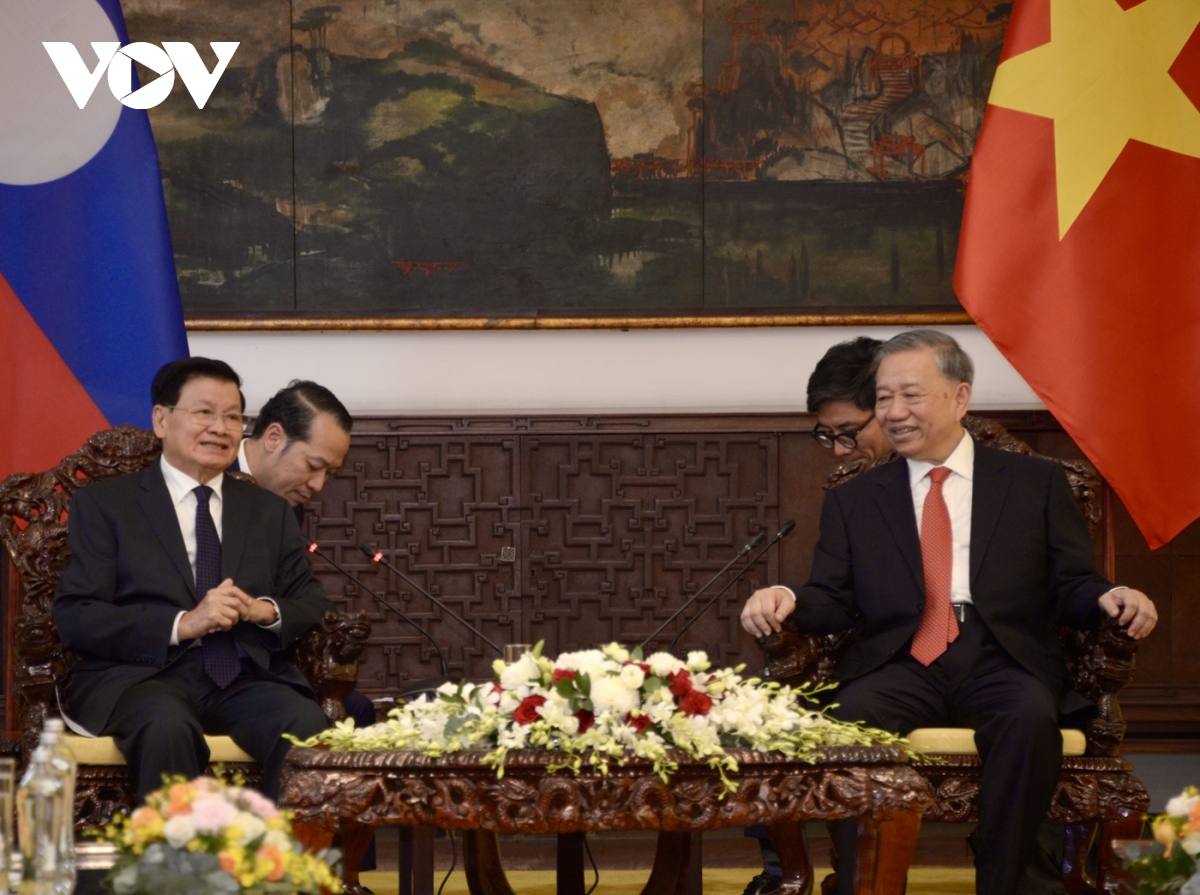 tổng bí thư tô lâm hội kiến tổng bí thư, chủ tịch nước lào thongloun sisoulith hình ảnh 3 tong bi thu to lam hoi kien tong bi thu, chu tich nuoc lao thongloun sisoulith hinh anh 3