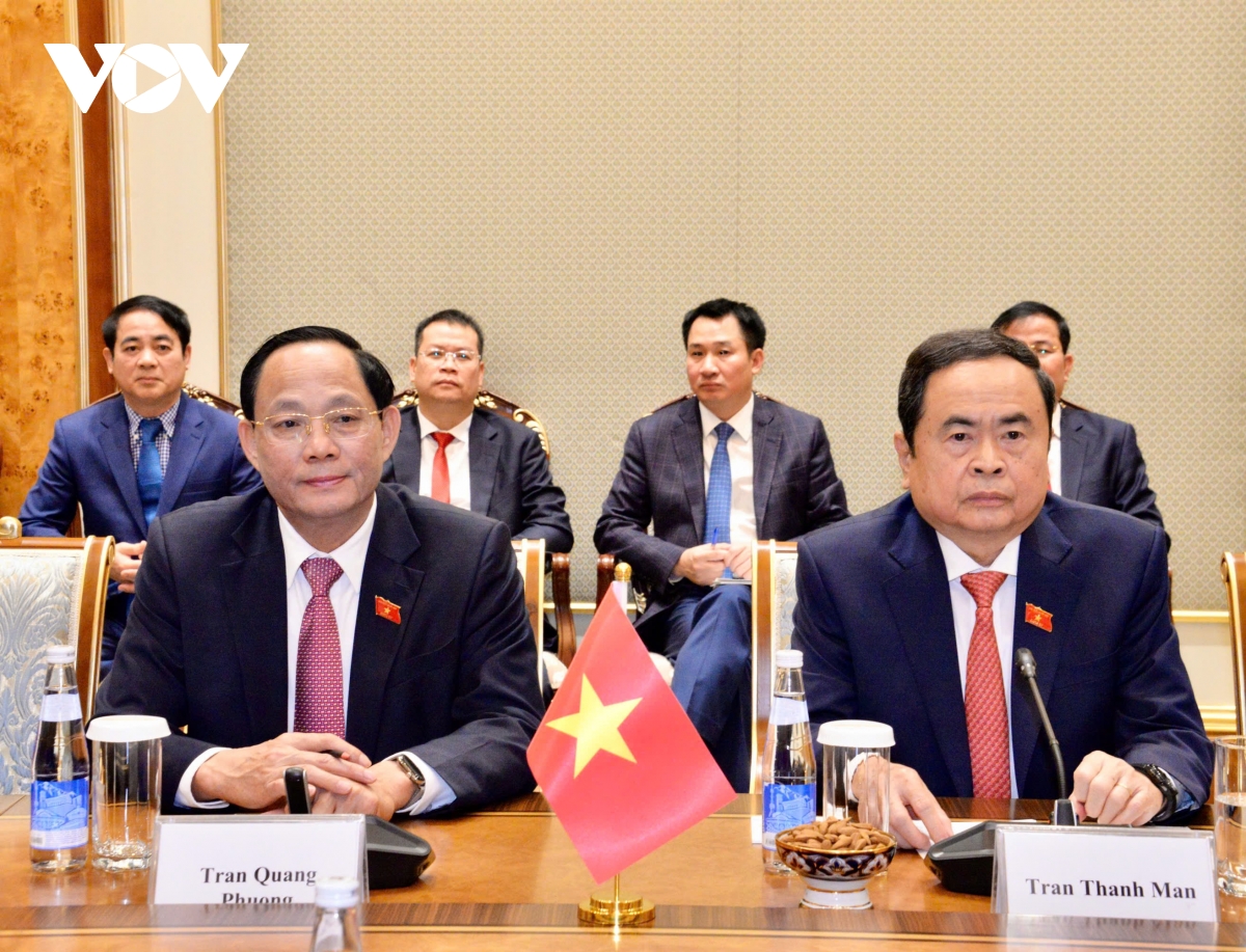 chu tich quoc hoi tran thanh man hoi dam voi chu tich thuong vien uzbekistan hinh anh 14