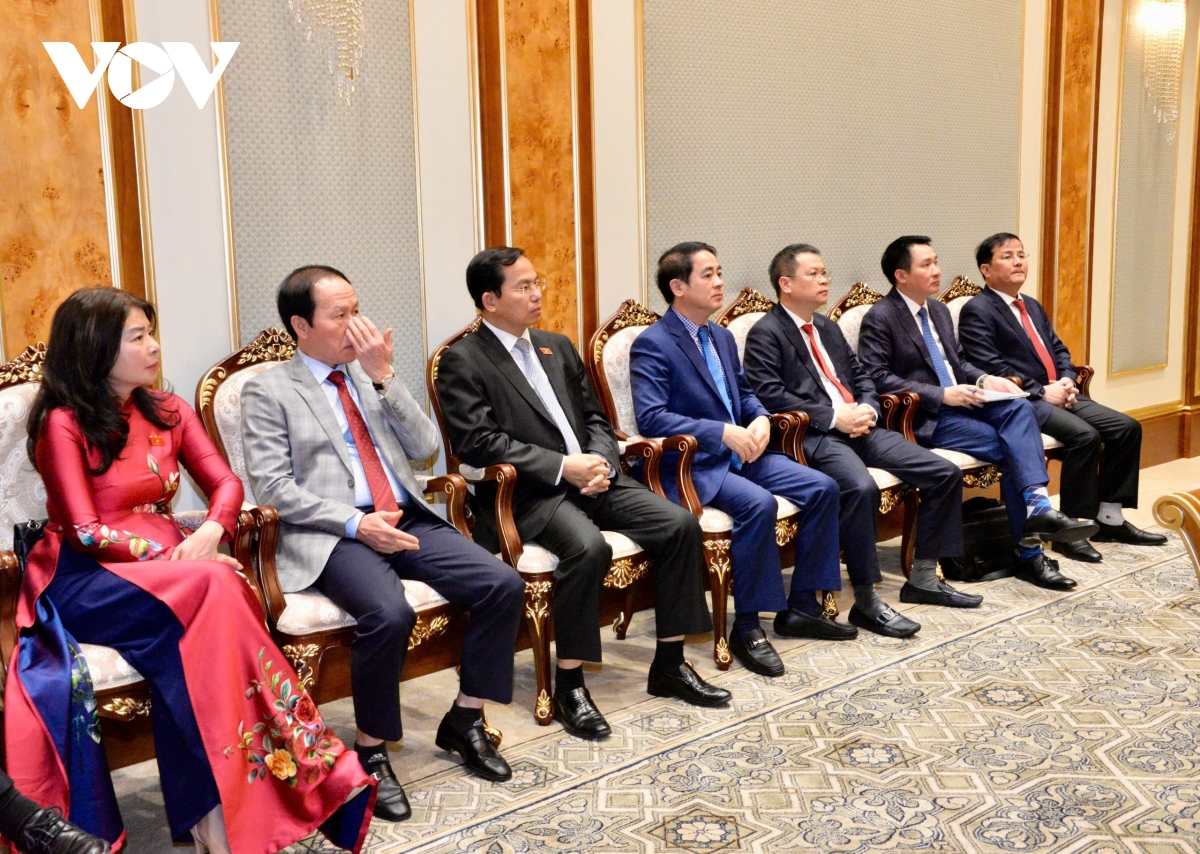 chu tich quoc hoi tran thanh man hoi dam voi chu tich thuong vien uzbekistan hinh anh 13
