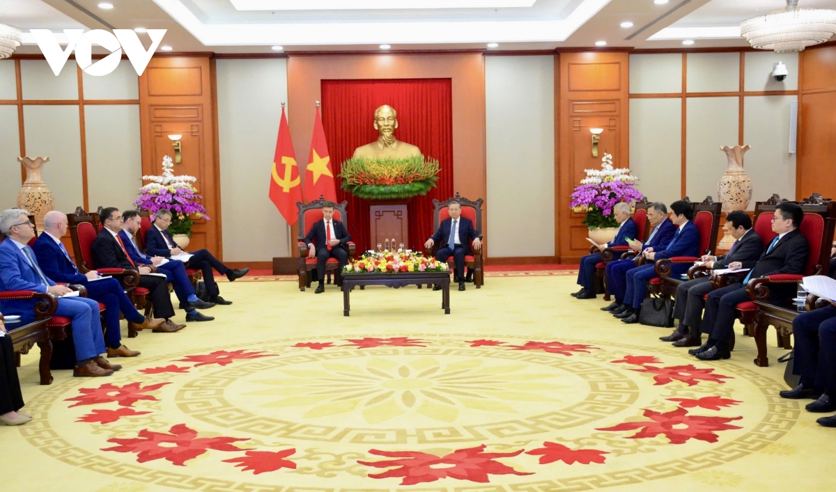tổng bí thư tô lâm tiếp Đại sứ liên minh châu Âu julien guerrier hình ảnh 3 tong bi thu to lam tiep Dai su lien minh chau Au julien guerrier hinh anh 3
