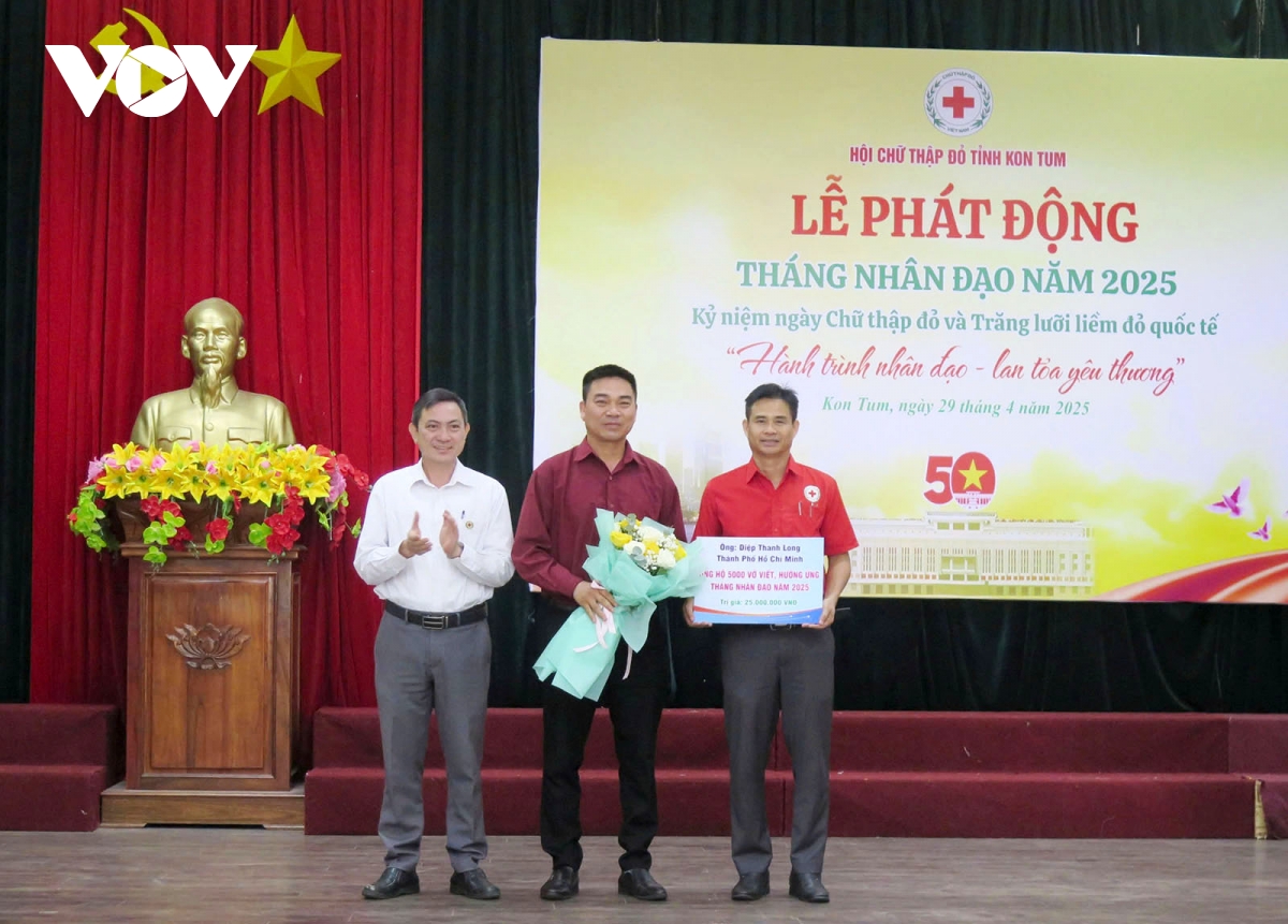kon tum vận động 4 tỷ đồng trong tháng nhân đạo năm 2025 hình ảnh 1 kon tum van dong 4 ty dong trong thang nhan dao nam 2025 hinh anh 1