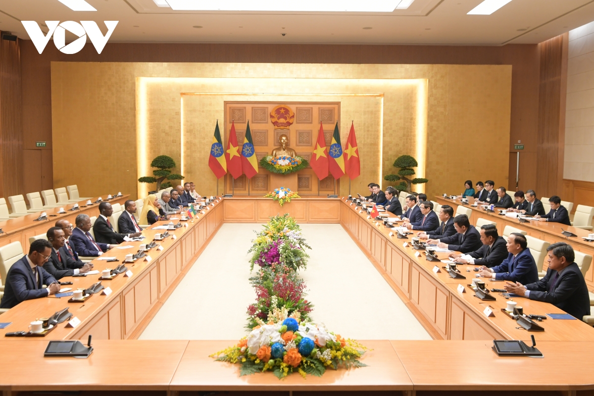 lễ đón thủ tướng ethiopia và phu nhân thăm chính thức việt nam hình ảnh 12 le don thu tuong ethiopia va phu nhan tham chinh thuc viet nam hinh anh 12