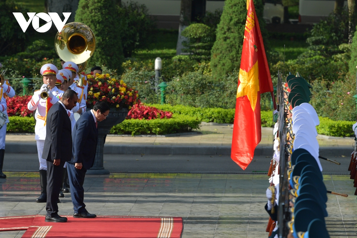 lễ đón thủ tướng ethiopia và phu nhân thăm chính thức việt nam hình ảnh 5 le don thu tuong ethiopia va phu nhan tham chinh thuc viet nam hinh anh 5